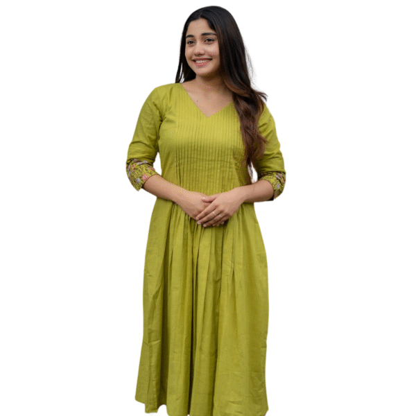 Radiate Elegance ? Women's Chic Embroidered Kurta Pant Set (XL)